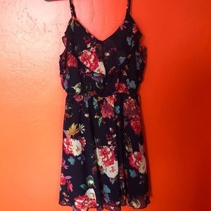 Floral, Spaghetti Strap Dress